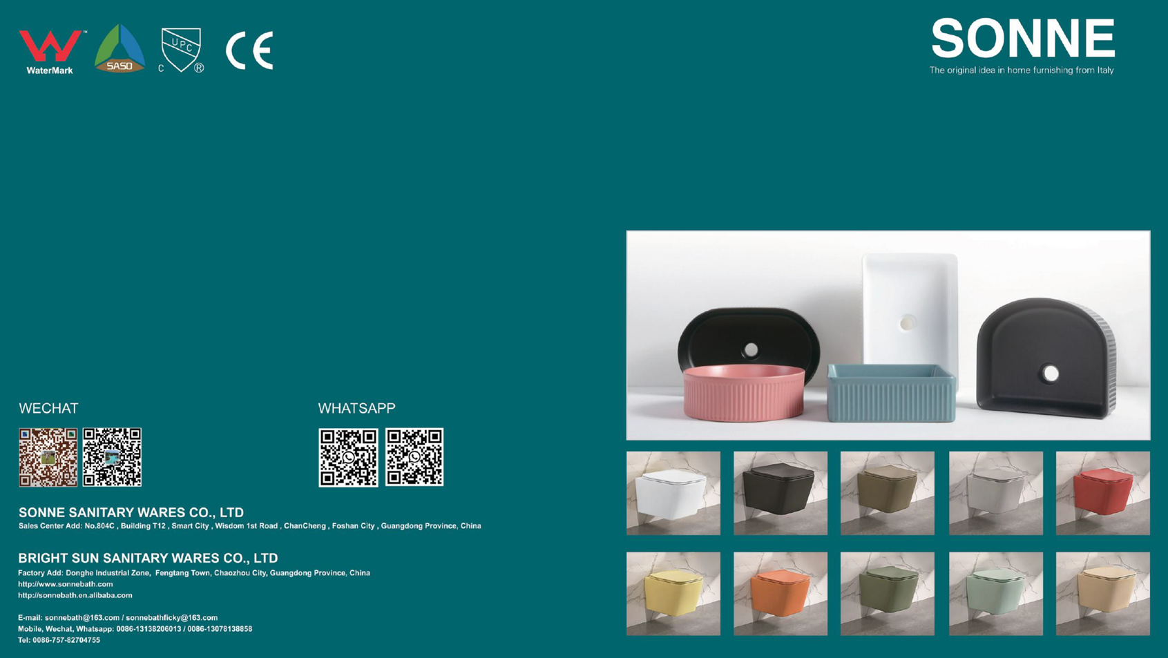 SONNE Sanitary Wares